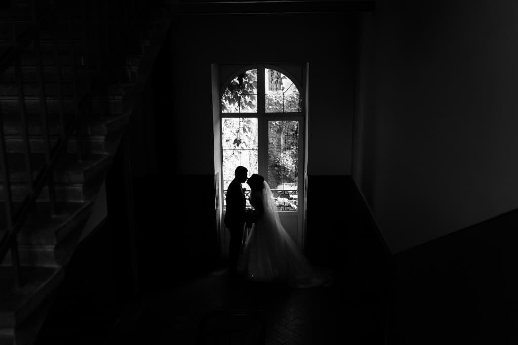 Silhouette of a couple in a quiet moment — Nikah For All Islamic matrimonial platform